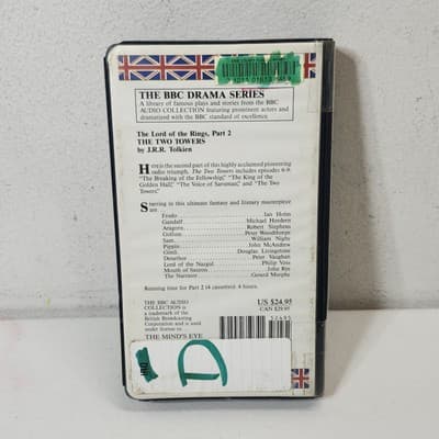 BBC Audio Collection Lord of the Rings The Two Towers on Cassette Tape - Thumbnail 5