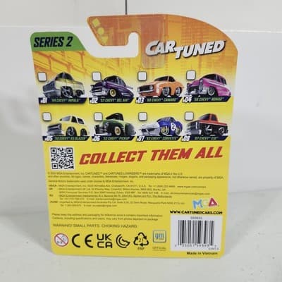 Cartuned 69 Chevy Camaro Series 2 Orange Car 1/64 Toy Vehicle NEW - Thumbnail 4