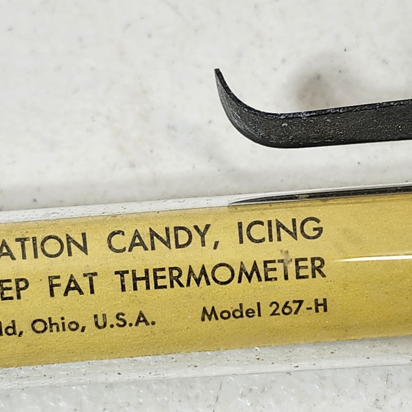 Vintage Thermometer Chaney Deep Fat Frying Candy Food Prep - Thumbnail 6