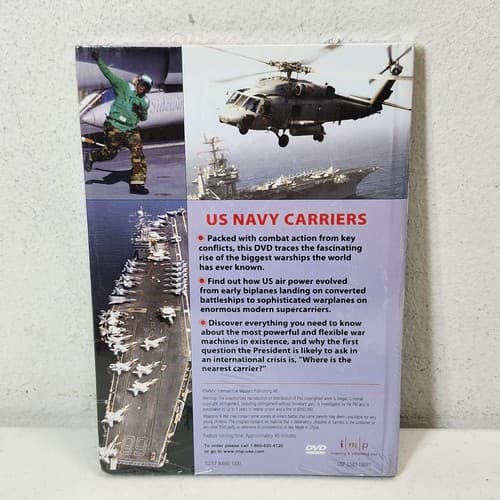Weapons of War DVD 3 US Navy Carriers History Of Military Machines NEW - Thumbnail 2