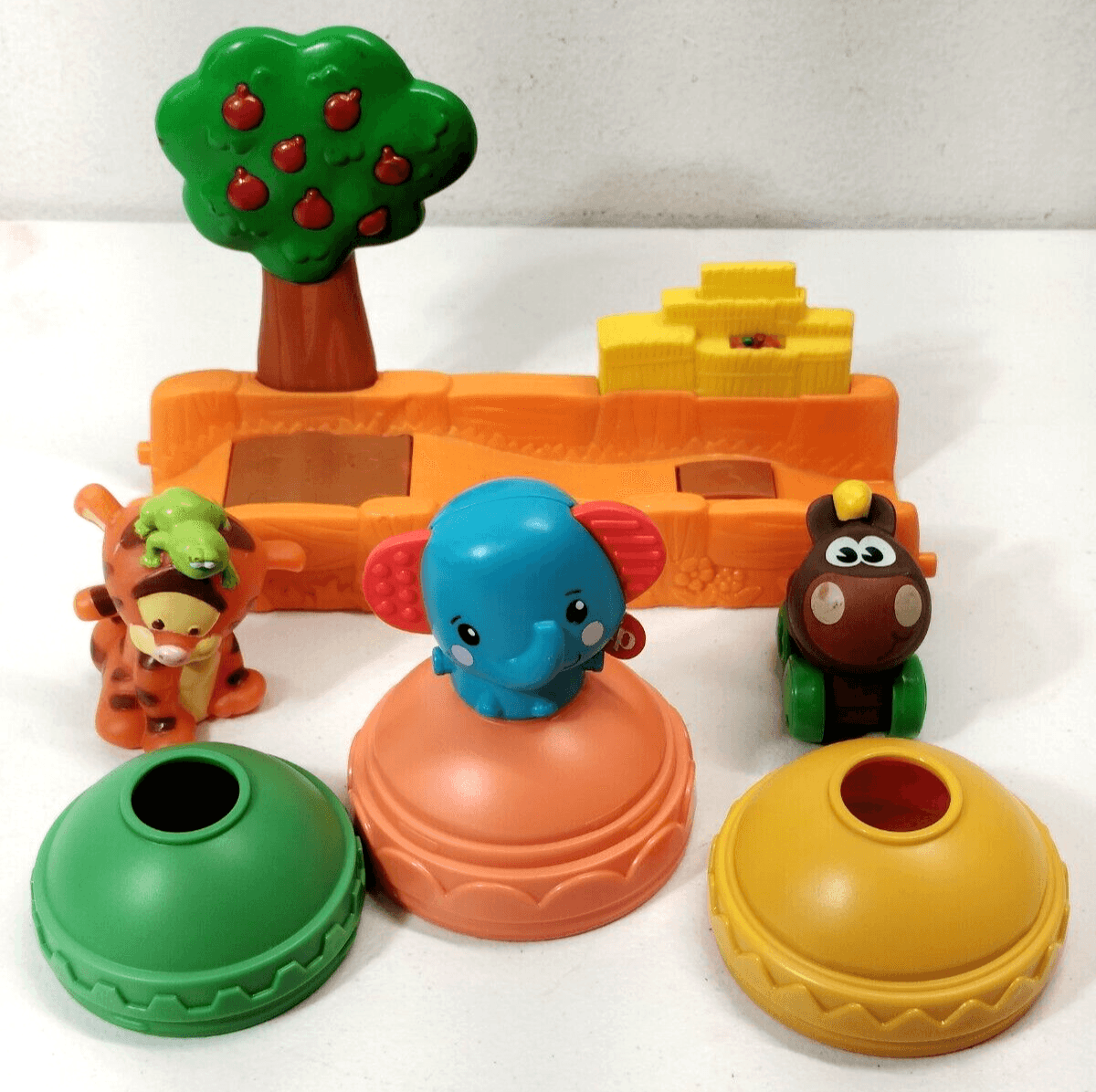 Playskool Tree & Stacking Cups Horse Tiger Animals Kids Toy Figures - Thumbnail 2