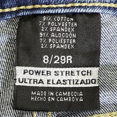 Mossimo Women's Size 8/29R Medium Wash Mid Rise Blue Jegging - Thumbnail 7