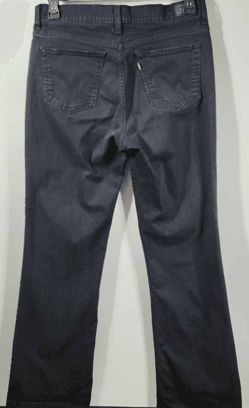 Levis 512 Jeans Womens Size 14L Black Denim Perfectly Slimming Bootcut Fit - Thumbnail 6
