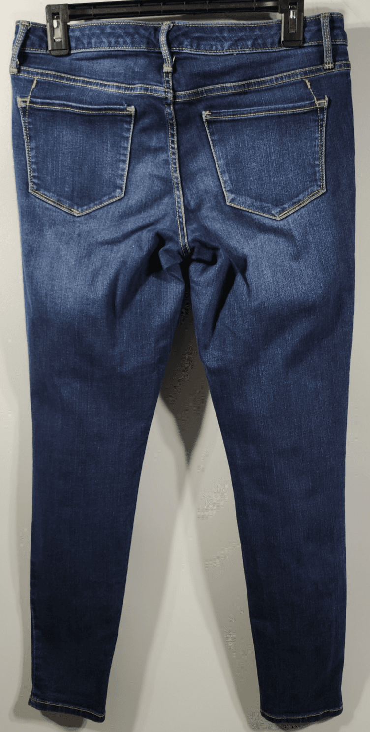 Mossimo Women's Size 8/29R Medium Wash Mid Rise Blue Jegging - Thumbnail 6