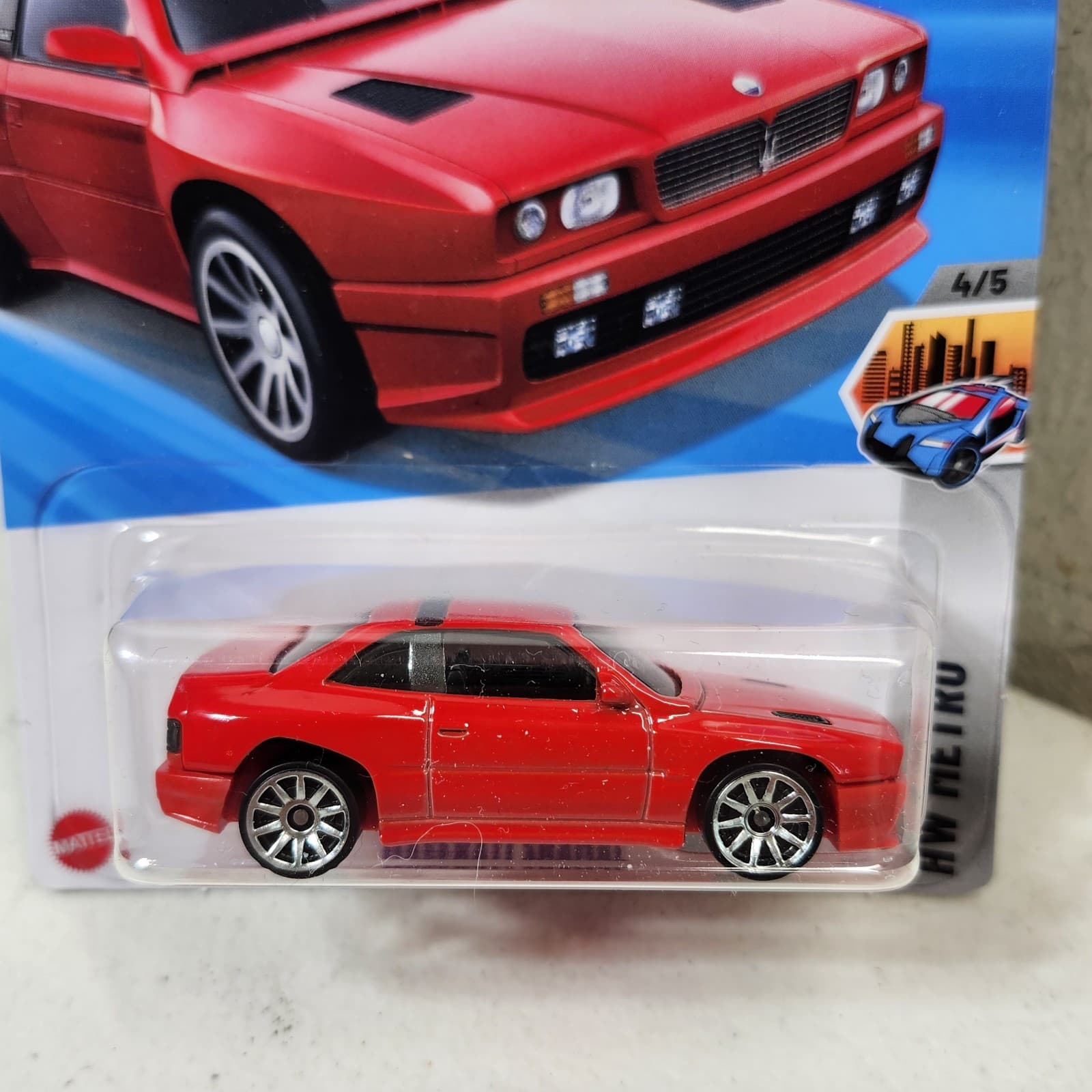 Hot Wheels 2025 Maserati Shamal HW Metro Red Car 1/64 Toy Vehicle NEW - Thumbnail 2