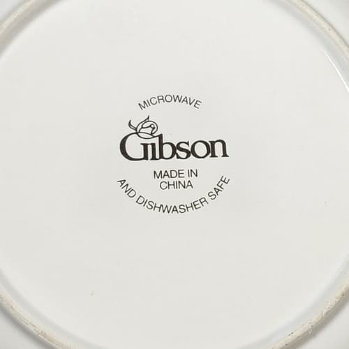 Gibson Cow Plates Country Kitchen Bundle Lot Barnyard Heaven 8" Set of 4 - Thumbnail 6