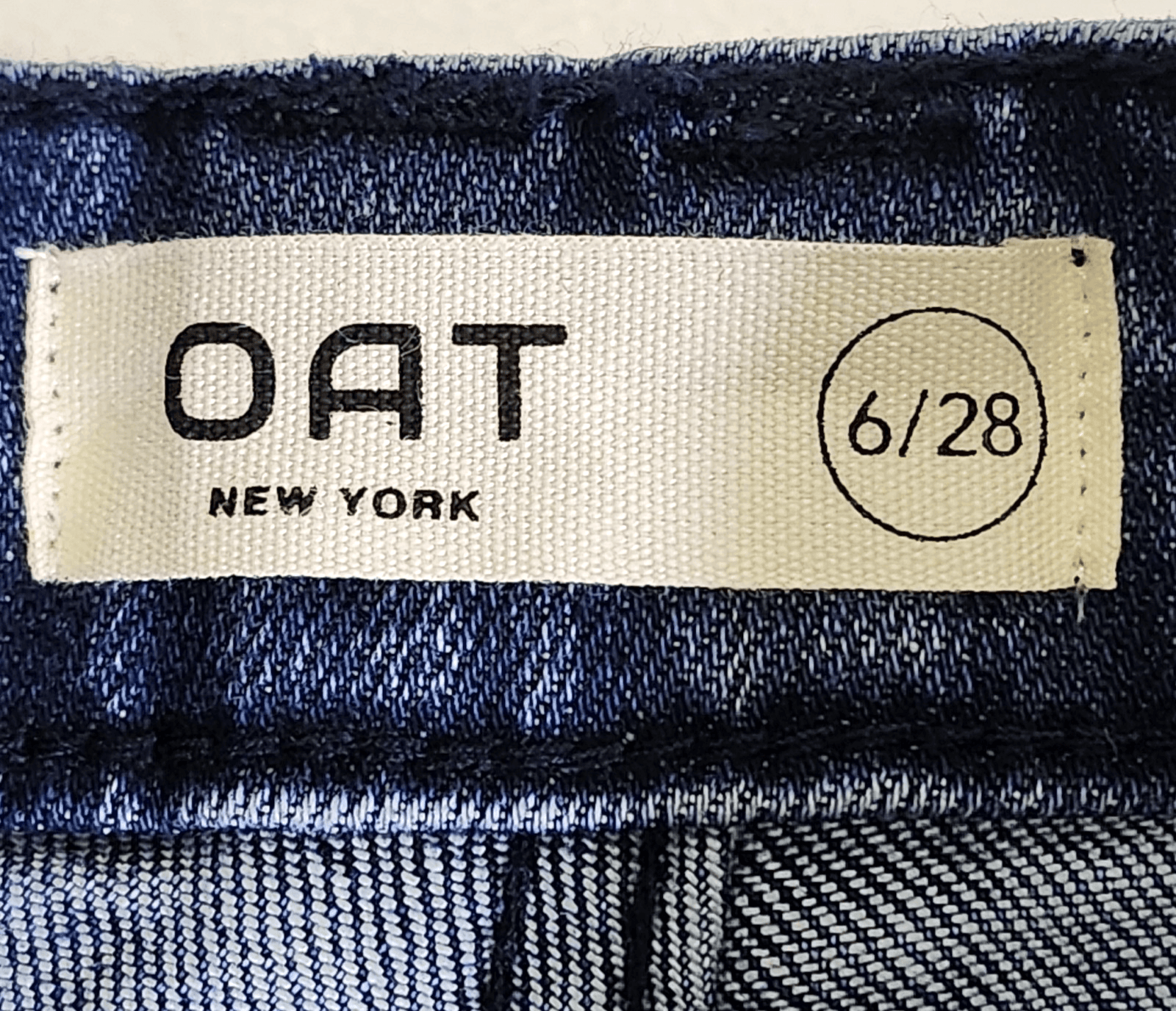 Oat New York Women’s High Rise Bootcut Jeans Size 6/28 Blue Denim - Thumbnail 7