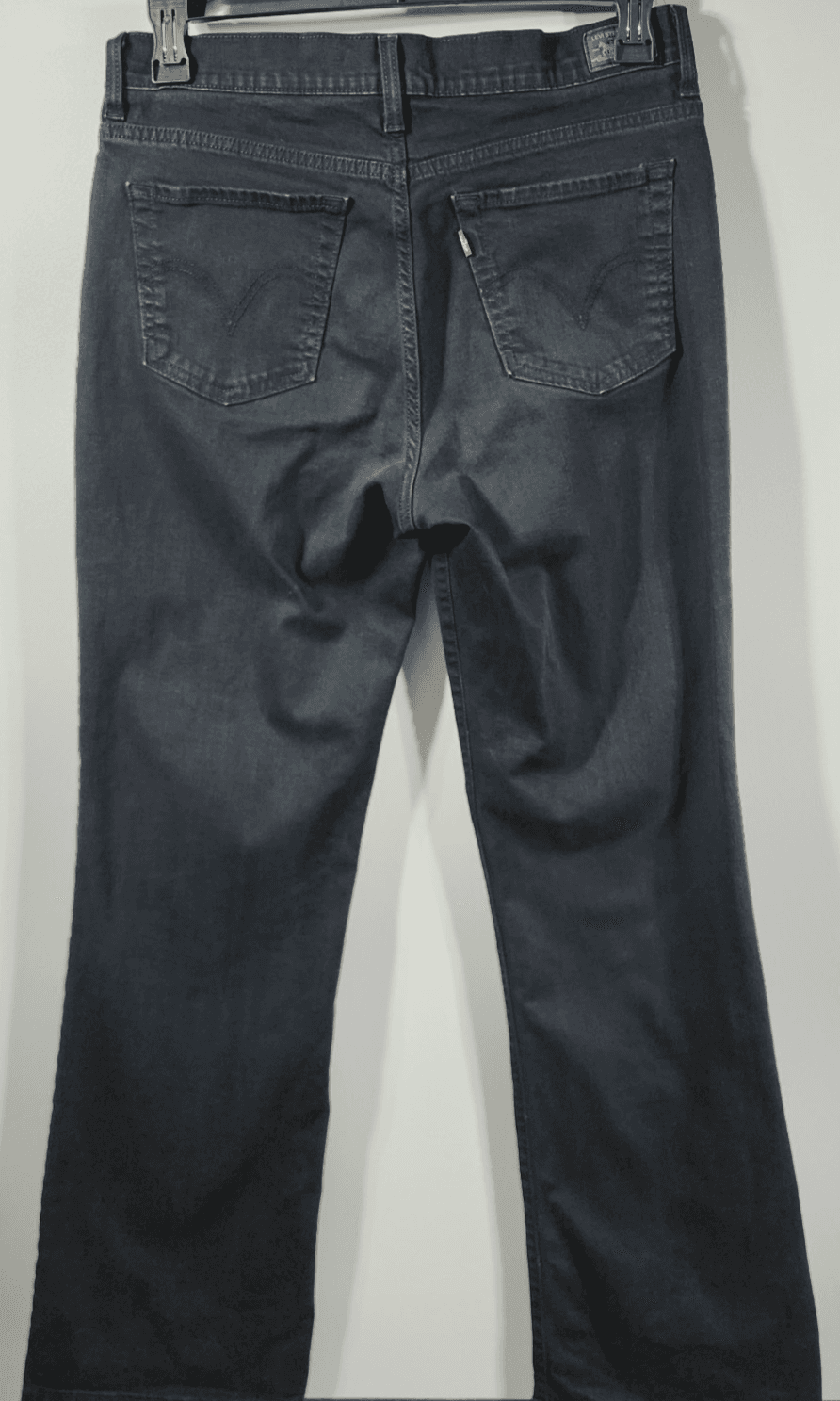 Levis 512 Jeans Womens Size 14L Black Denim Perfectly Slimming Bootcut Fit - Thumbnail 4