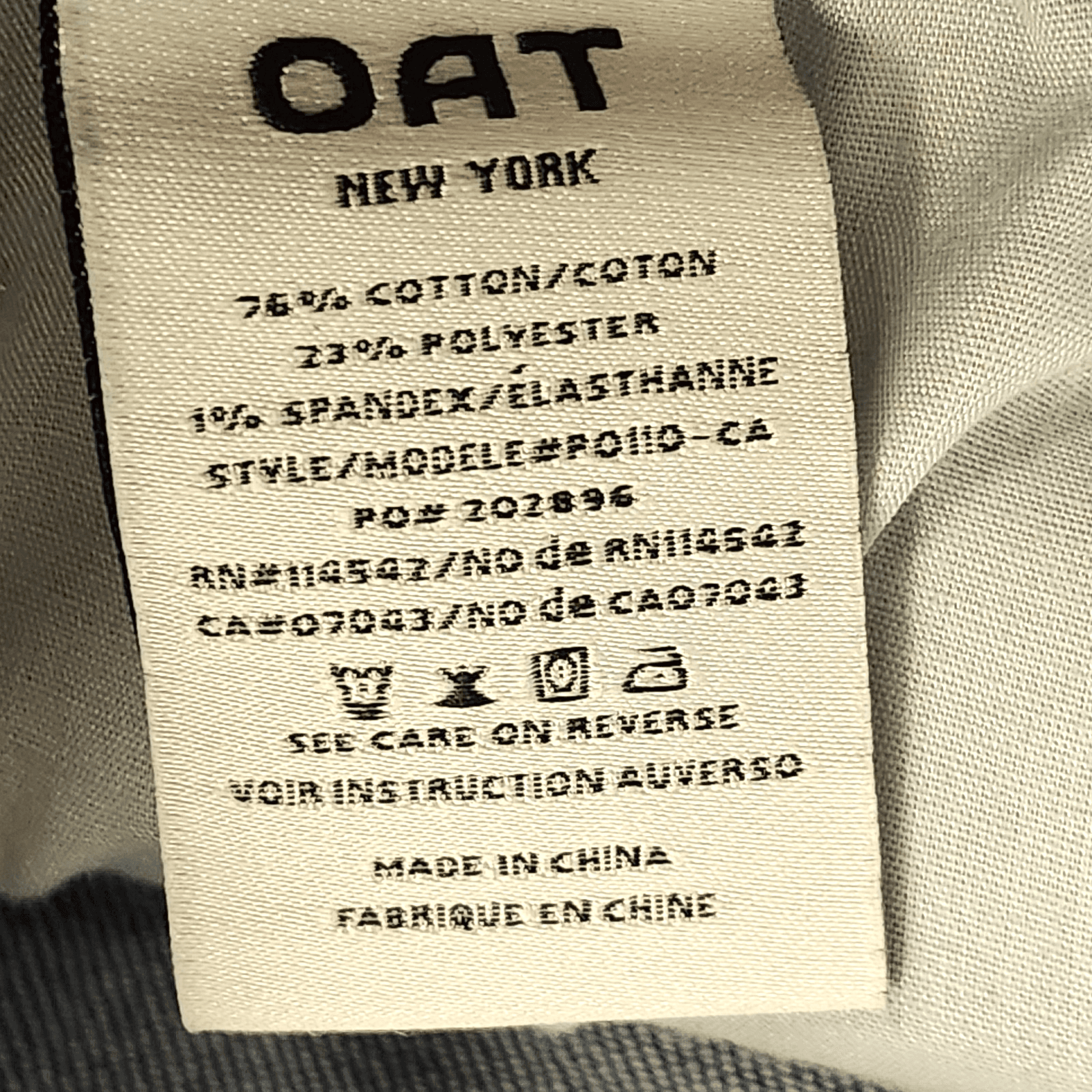 Oat New York Women’s High Rise Bootcut Jeans Size 6/28 Blue Denim - Thumbnail 8