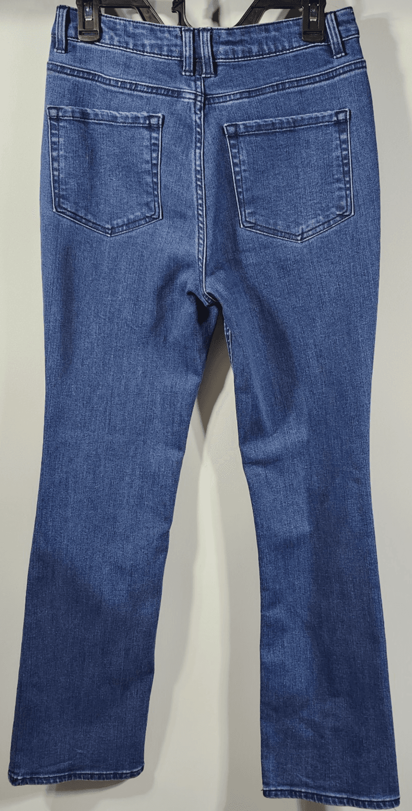 Oat New York Women’s High Rise Bootcut Jeans Size 6/28 Blue Denim - Thumbnail 4