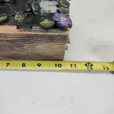 Antique Sewing Machine Display Floral Bird Theme Storage Tray Home Decor - Thumbnail 12