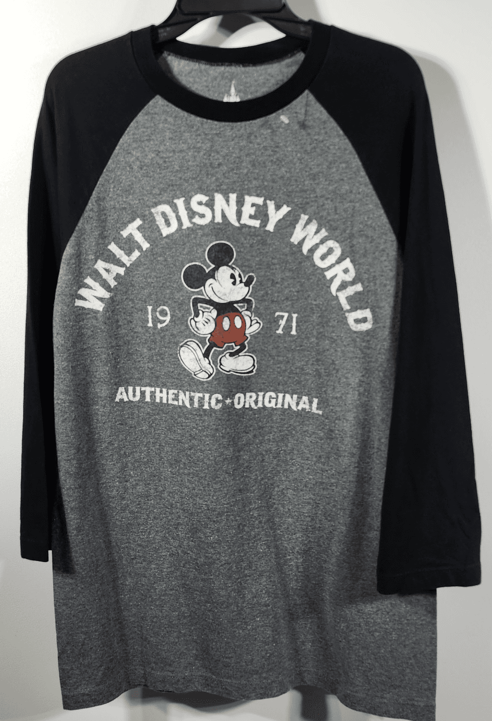Walt Disney World Mickey Mouse T-shirt Men’s Small Gray Black Cartoon Graphic - Thumbnail 5