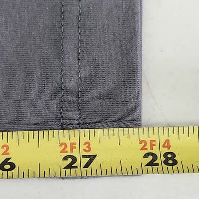 Terra & Sky Women's 4X High Rise Fitted Leggings Gray Plus Size NEW - Thumbnail 3