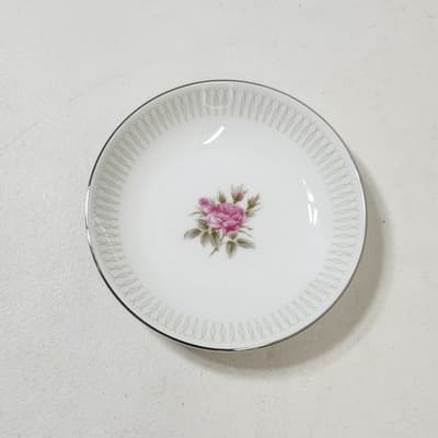 2 Vintage Norcrest Fine China Embassy Rose Pattern 5.5" Bowl Japan English - Thumbnail 5