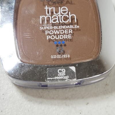 L'oreal Paris True Match Super Blendable Powder Foundation C9 Deep NEW - Thumbnail 2
