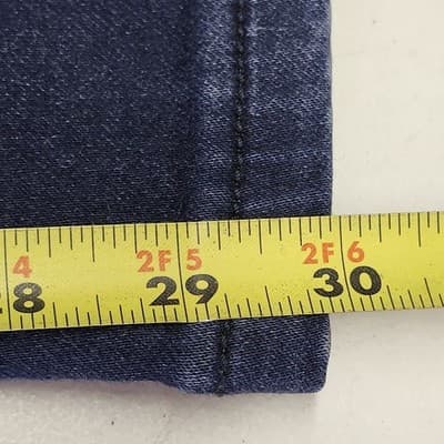 Jack of Spades Mens Jack Straight Leg Jeans Denim Blue Size 32x34 - Thumbnail 3
