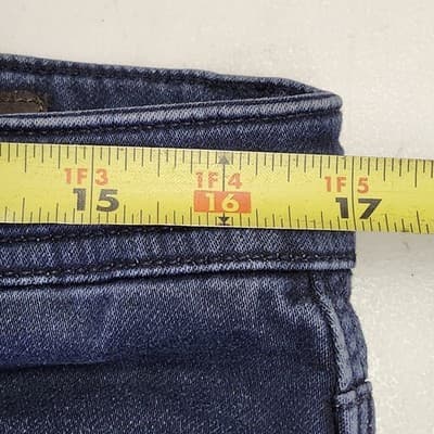 Jack of Spades Mens Jack Straight Leg Jeans Denim Blue Size 32x34 - Thumbnail 2