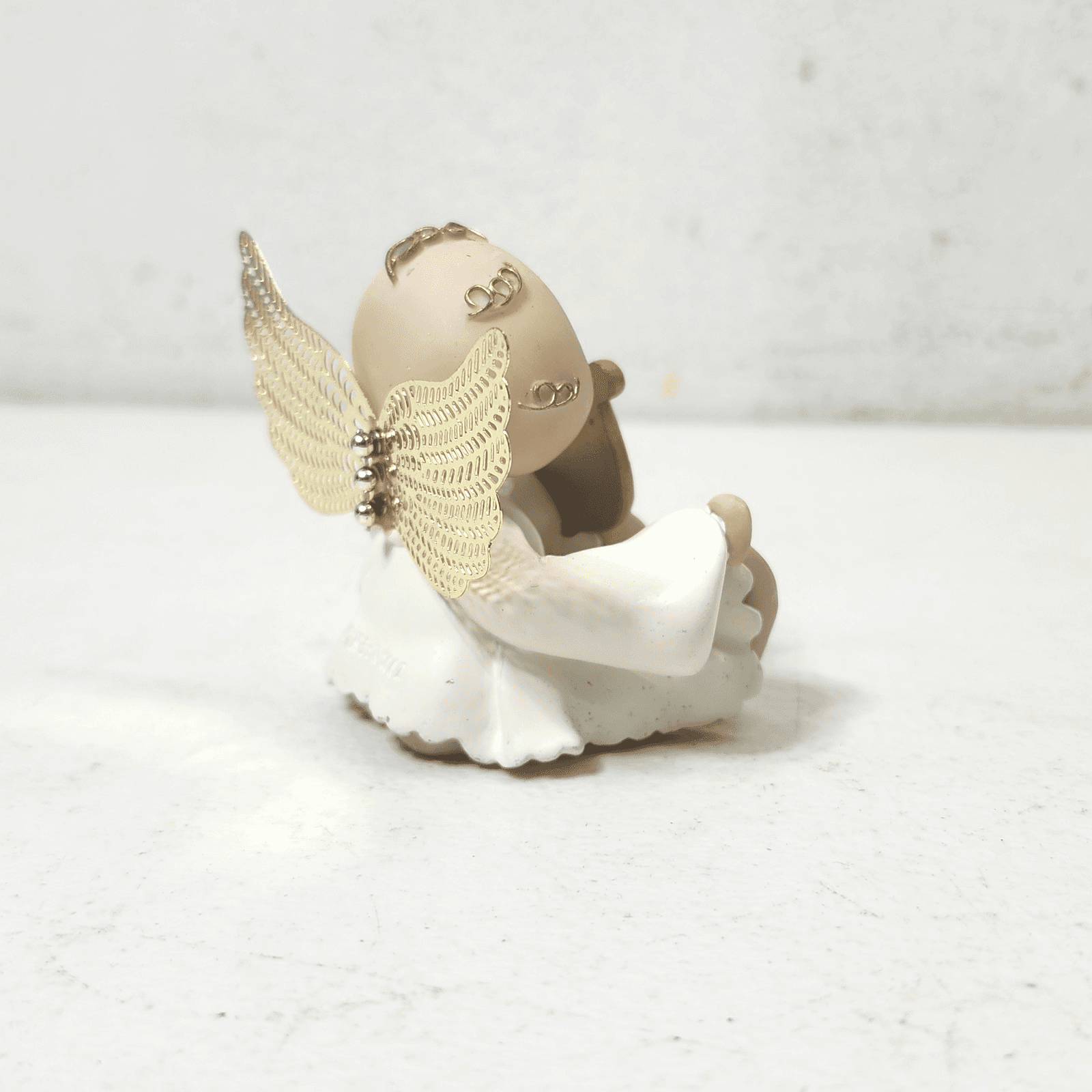 Angel Cheeks Figurine Holding Harp 2001 Home Decor - Thumbnail 7