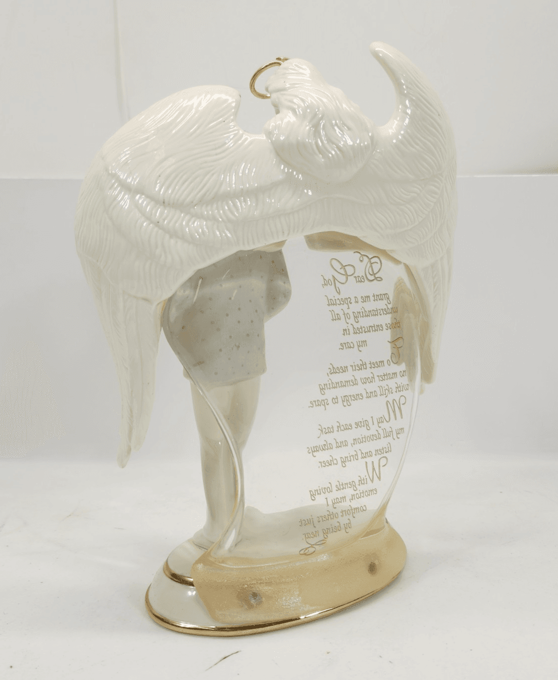 Bradford Exchange Heaven's Gentle Touch Angel of Harmony Figurine 2002 Decor - Thumbnail 5