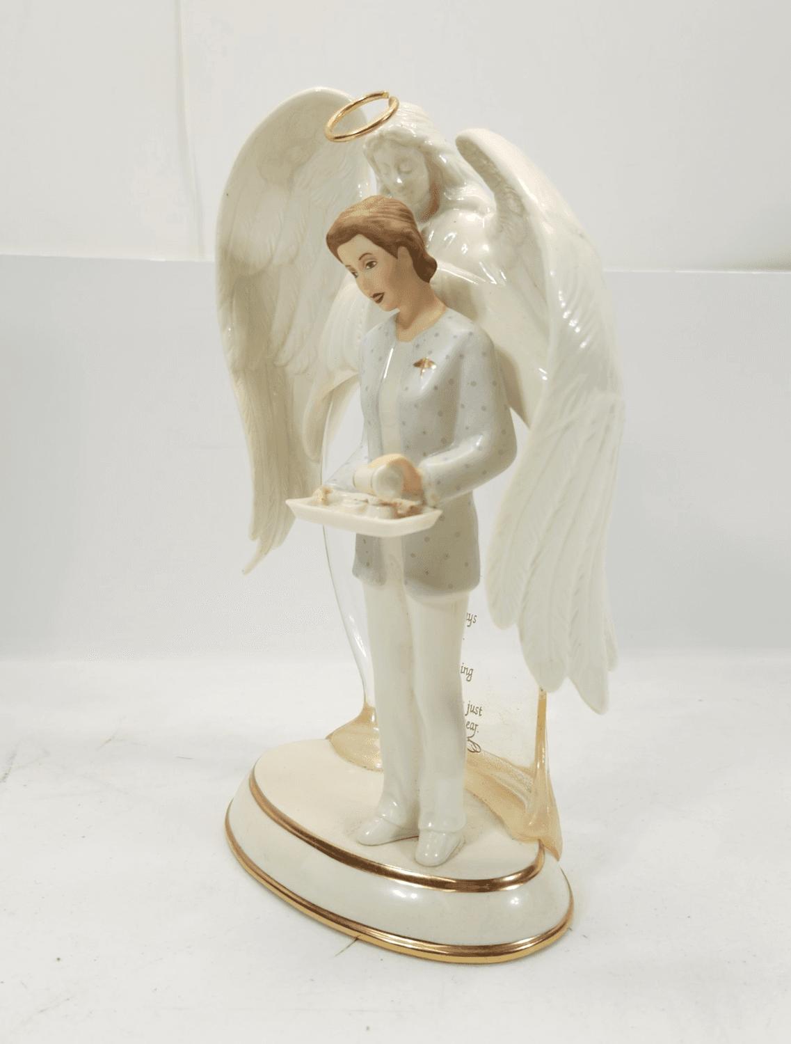 Bradford Exchange Heaven's Gentle Touch Angel of Harmony Figurine 2002 Decor - Thumbnail 3
