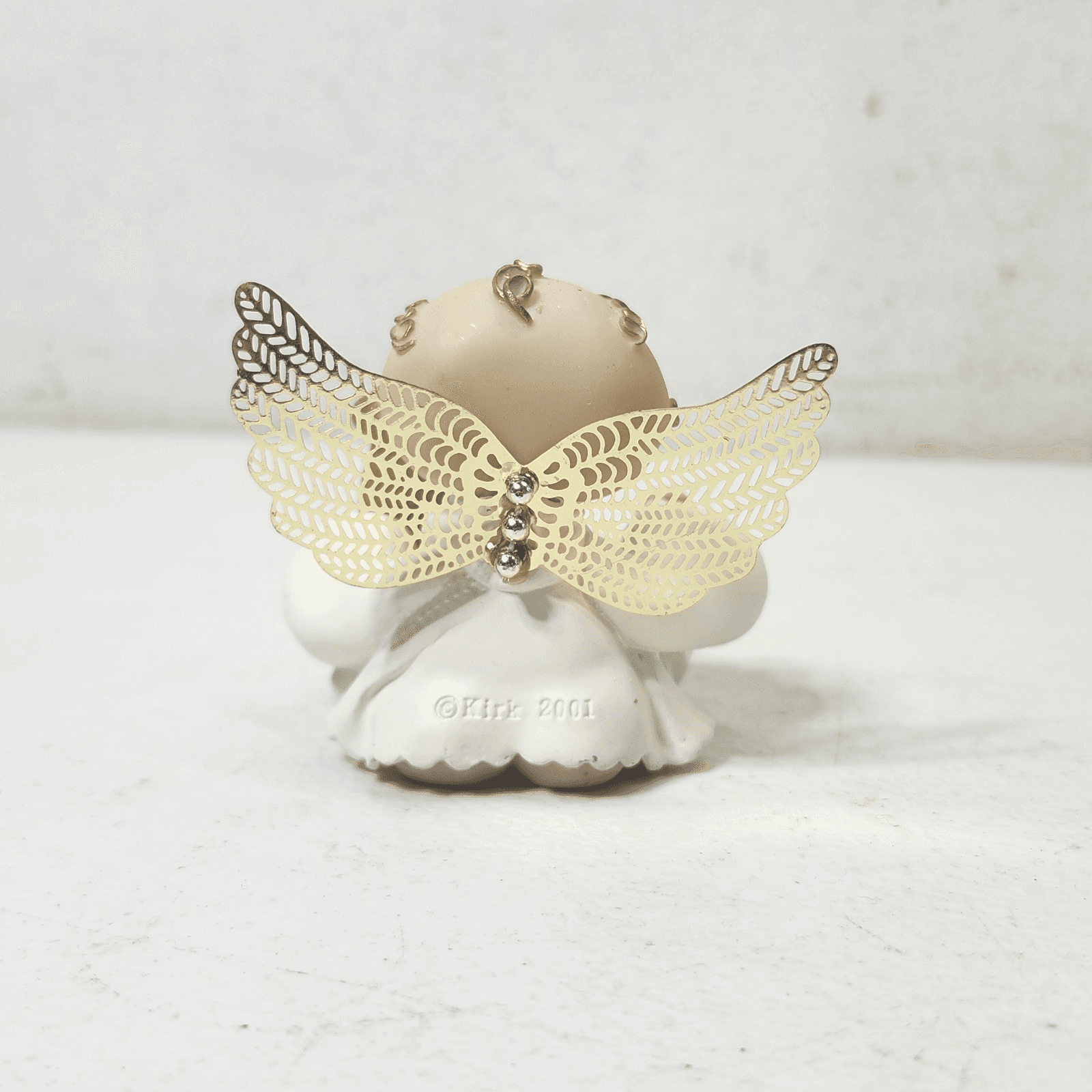 Angel Cheeks Figurine Holding Harp 2001 Home Decor - Thumbnail 6
