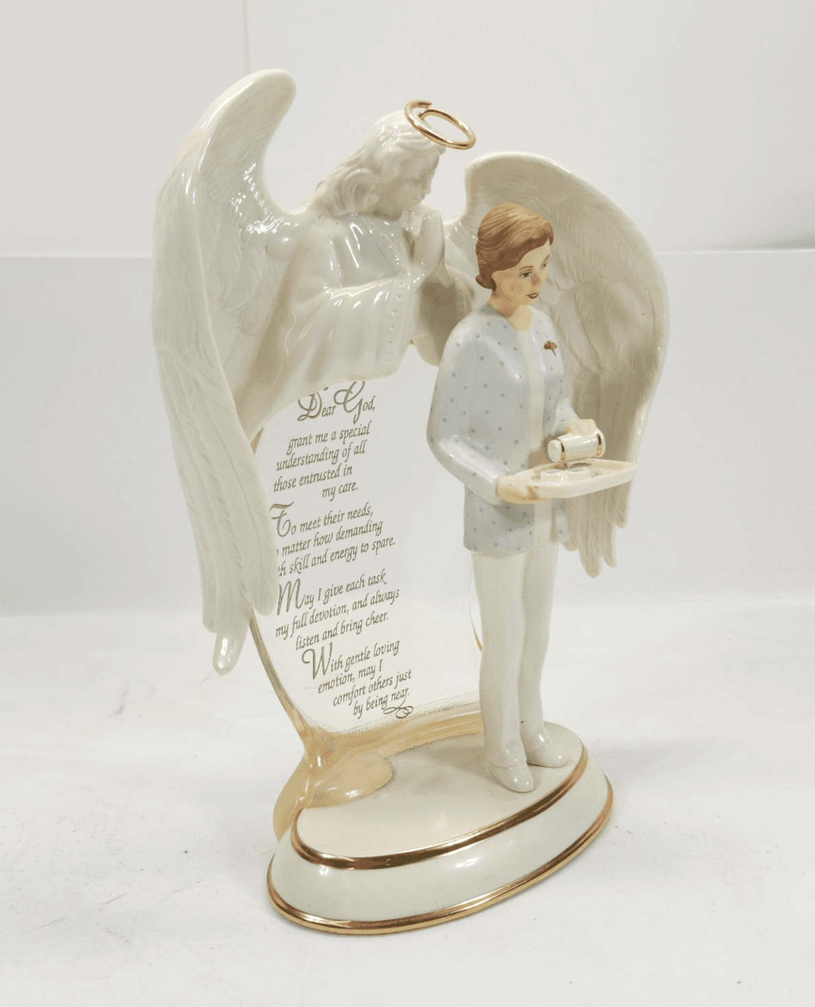 Bradford Exchange Heaven's Gentle Touch Angel of Harmony Figurine 2002 Decor - Thumbnail 8