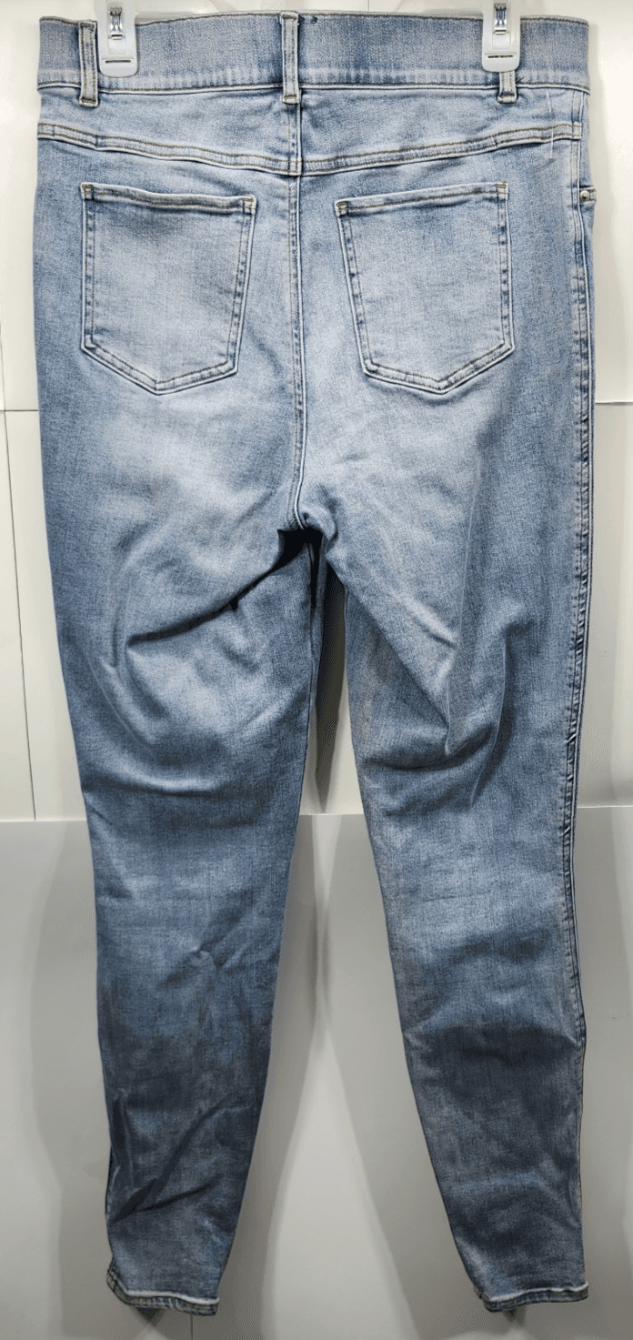 SPANX Skinny Jeans in Light Vintage Wash Size Large Women's Blue - Thumbnail 4