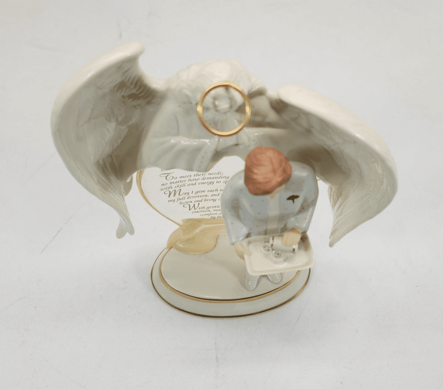 Bradford Exchange Heaven's Gentle Touch Angel of Harmony Figurine 2002 Decor - Thumbnail 9