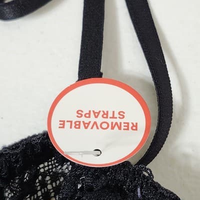 Parade Women's Wireless Bra Eightball Black Size XS NEW - Thumbnail 4