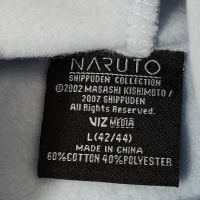 Naruto Hoodie Men's L Blue Pullover Hooded Sweatshirt NEW - Thumbnail 7
