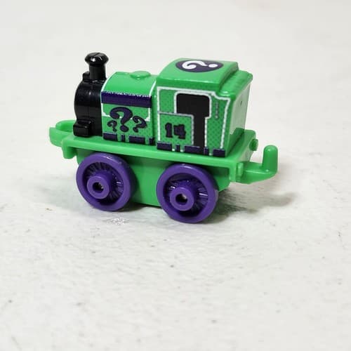 Thomas & DC Super Friends Minis Train 2015 The Riddler Charlie #80 Toy - Thumbnail 4