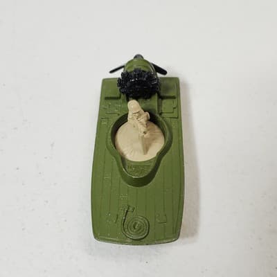 Vintage 1976 Matchbox Lesney No 30 Military Army Swamp Rat Boat With Soldier - Thumbnail 8