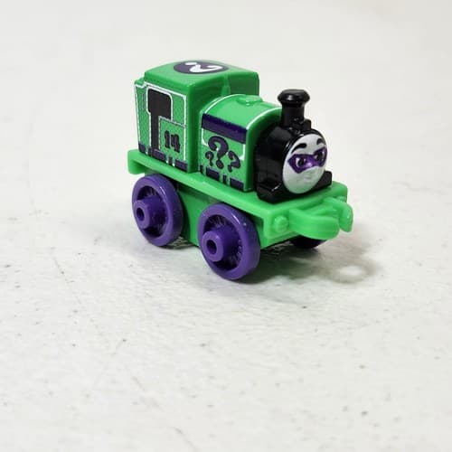 Thomas & DC Super Friends Minis Train 2015 The Riddler Charlie #80 Toy - Thumbnail 2
