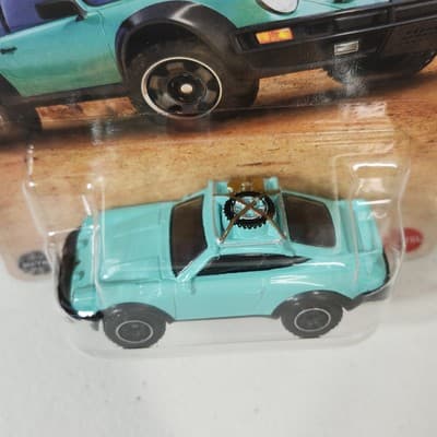 Matchbox 1985 Porsche 911 Rally Teal Car 1/64 Toy Vehicle Mattel NEW - Thumbnail 3