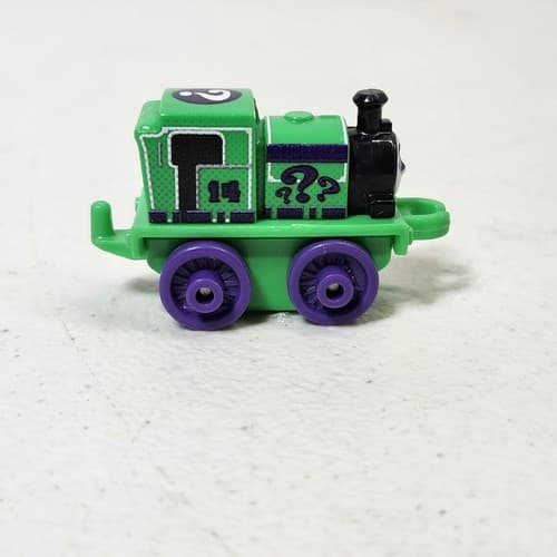 Thomas & DC Super Friends Minis Train 2015 The Riddler Charlie #80 Toy - Thumbnail 6