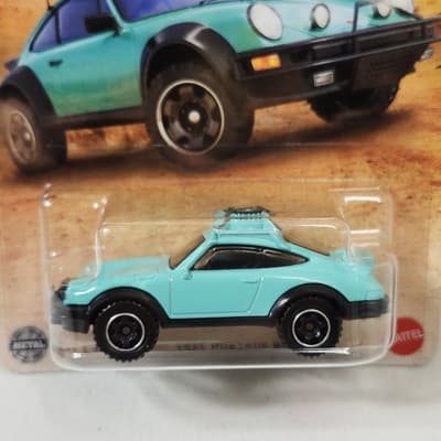 Matchbox 1985 Porsche 911 Rally Teal Car 1/64 Toy Vehicle Mattel NEW - Thumbnail 2