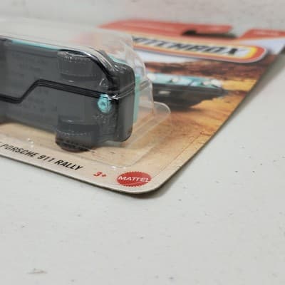 Matchbox 1985 Porsche 911 Rally Teal Car 1/64 Toy Vehicle Mattel NEW - Thumbnail 6