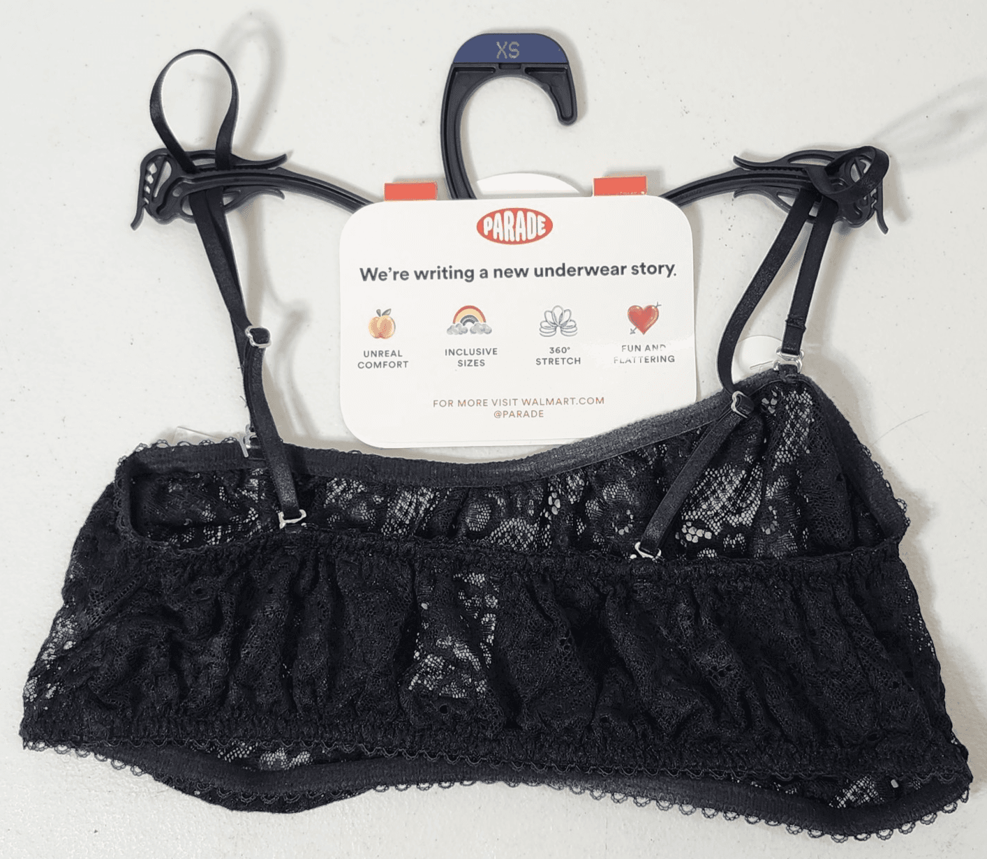 Parade Women's Wireless Bra Eightball Black Size XS NEW - Thumbnail 6