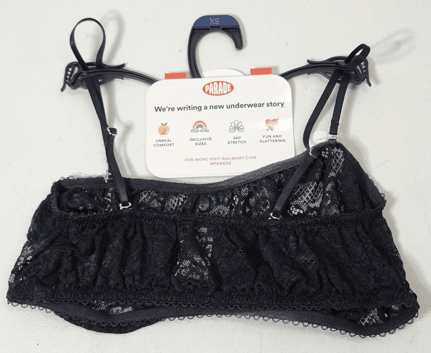 Parade Women's Wireless Bra Eightball Black Size XS NEW - Thumbnail 2
