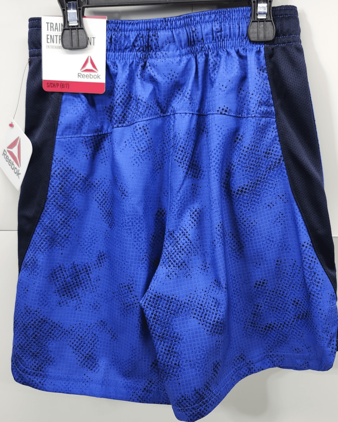 Reebok Boys Stretch Woven Active Shorts Dazzling Blue Size Small 6-7 NEW - Thumbnail 6