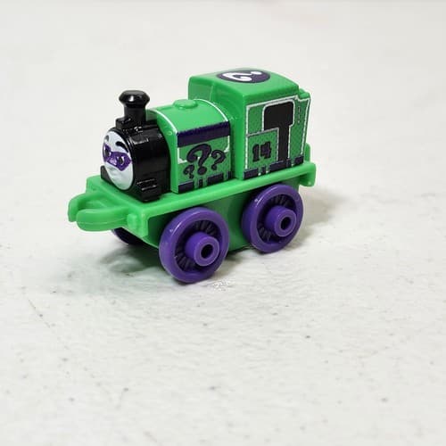 Thomas & DC Super Friends Minis Train 2015 The Riddler Charlie #80 Toy - Thumbnail 3
