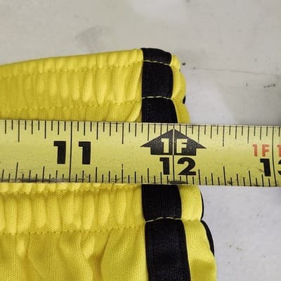 Columbus Crew Adidas Shorts Men's Small Yellow Black Stripes - Thumbnail 2