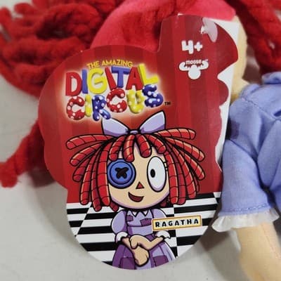 The Amazing Digital Circus Ragatha 8 Inch Deluxe Plush Kids Stuffed Toy NEW - Thumbnail 4