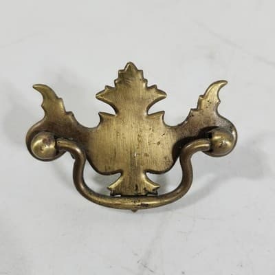 Vintage Chippendale Drawer Pulls Handles Set Of 7 Furniture Hardware Home Decor - Thumbnail 3