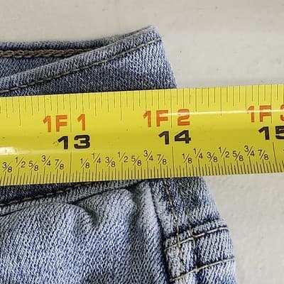 Levi's 505 Straight Leg Jeans Women's Size 6 Light Blue Denim Mid Rise - Thumbnail 2