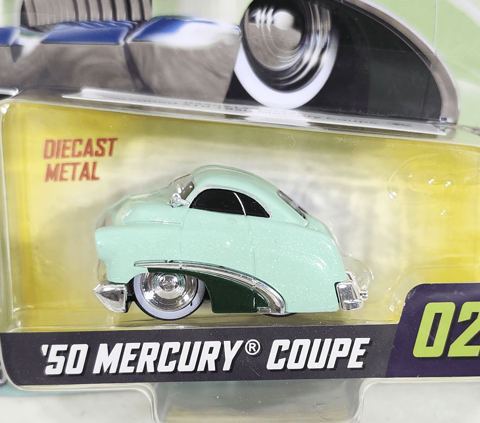 2026 MGA Car Tuned Series 10 '50 Mercury Coupe #02 Green 1/64 Toy Vehicle NEW - Thumbnail 2