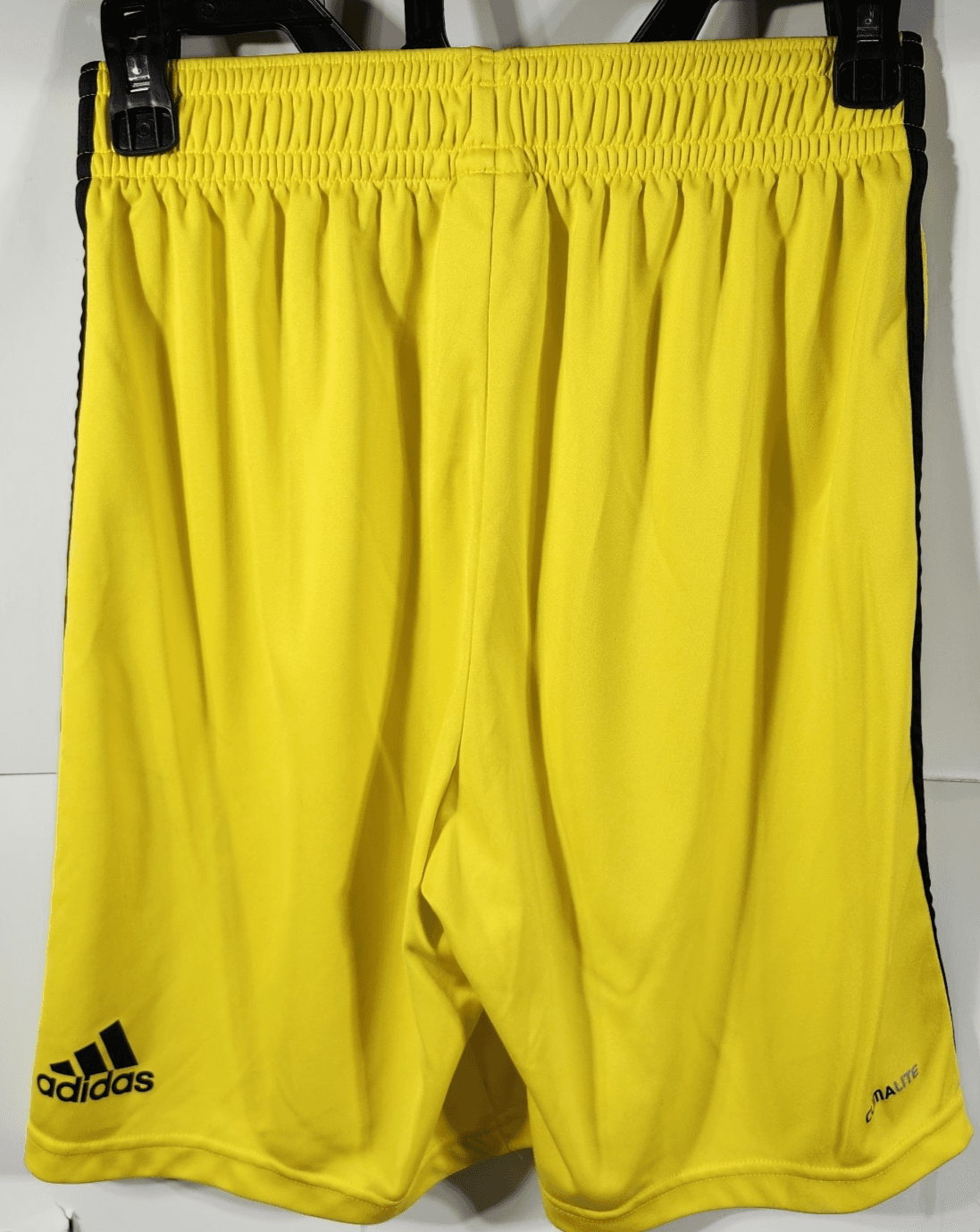 Columbus Crew Adidas Shorts Men's Small Yellow Black Stripes - Thumbnail 4