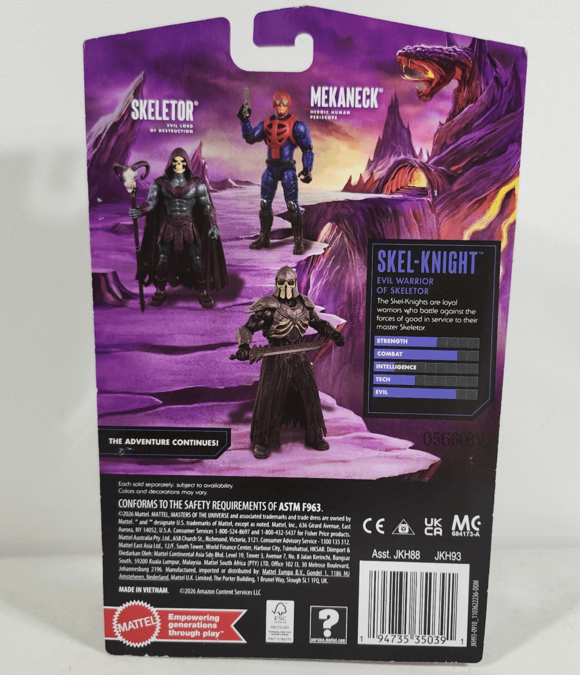 MOTU 2026 Masters of The Universe Core Movie Skel-Knight 5.5" Action Figure Toy - Thumbnail 3