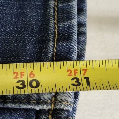 Lee Womens Size 6 Jeans Mid Rise Blue Denim Bootcut Stretch Pants - Thumbnail 3