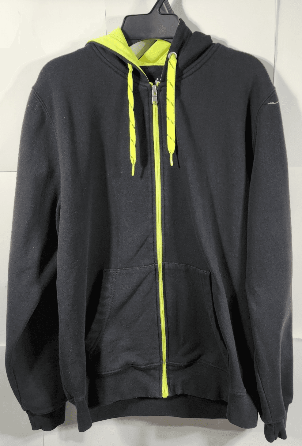 Charles River Men's XS Black Full Zip Hoodie Long Sleeve Hooded Sweatshirt - Thumbnail 5